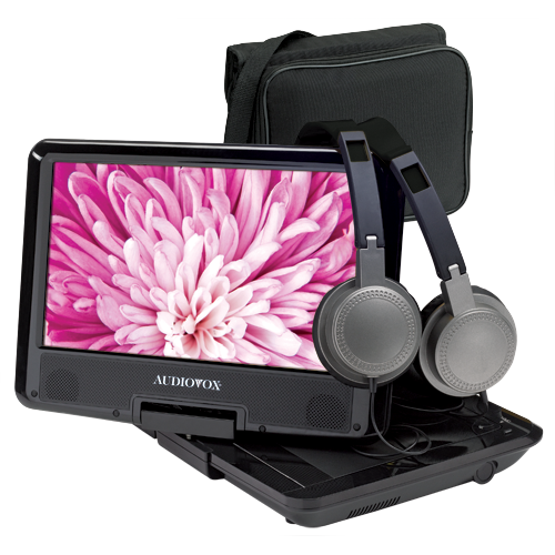 DS9343TPK - 9 inch swivel screen portable DVD player kit